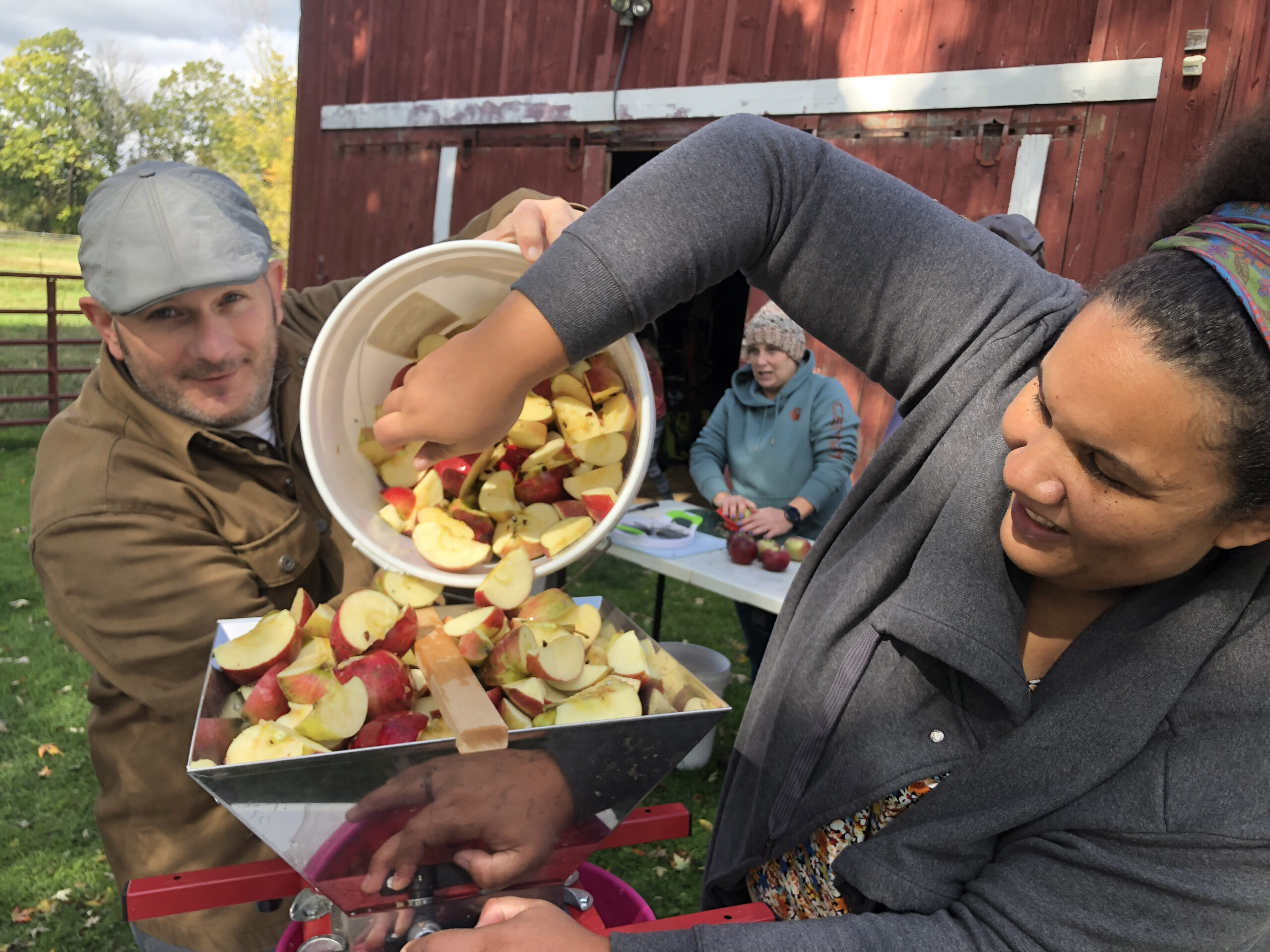 You were planning your escape during our annual cider party