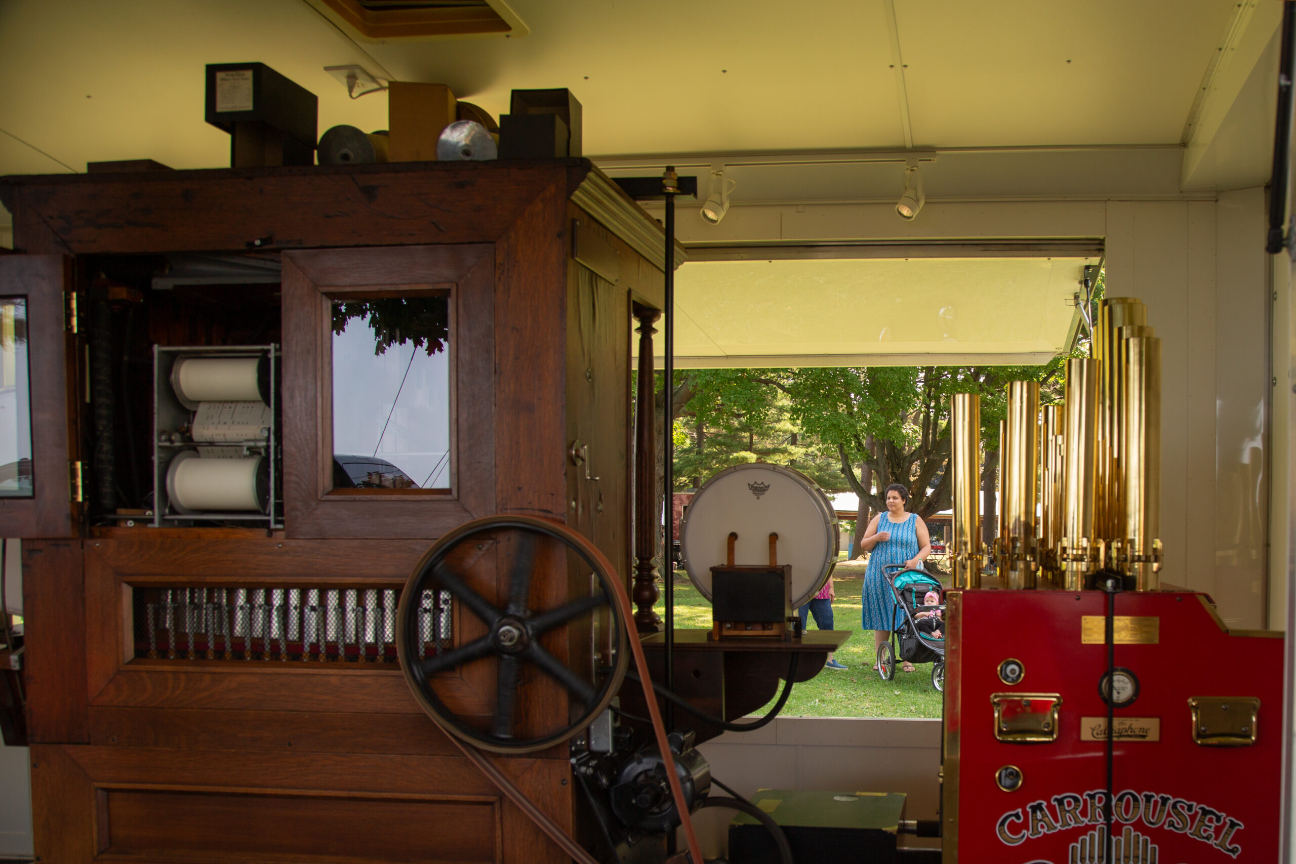 You went to a band organ rally and learned about old Olcott