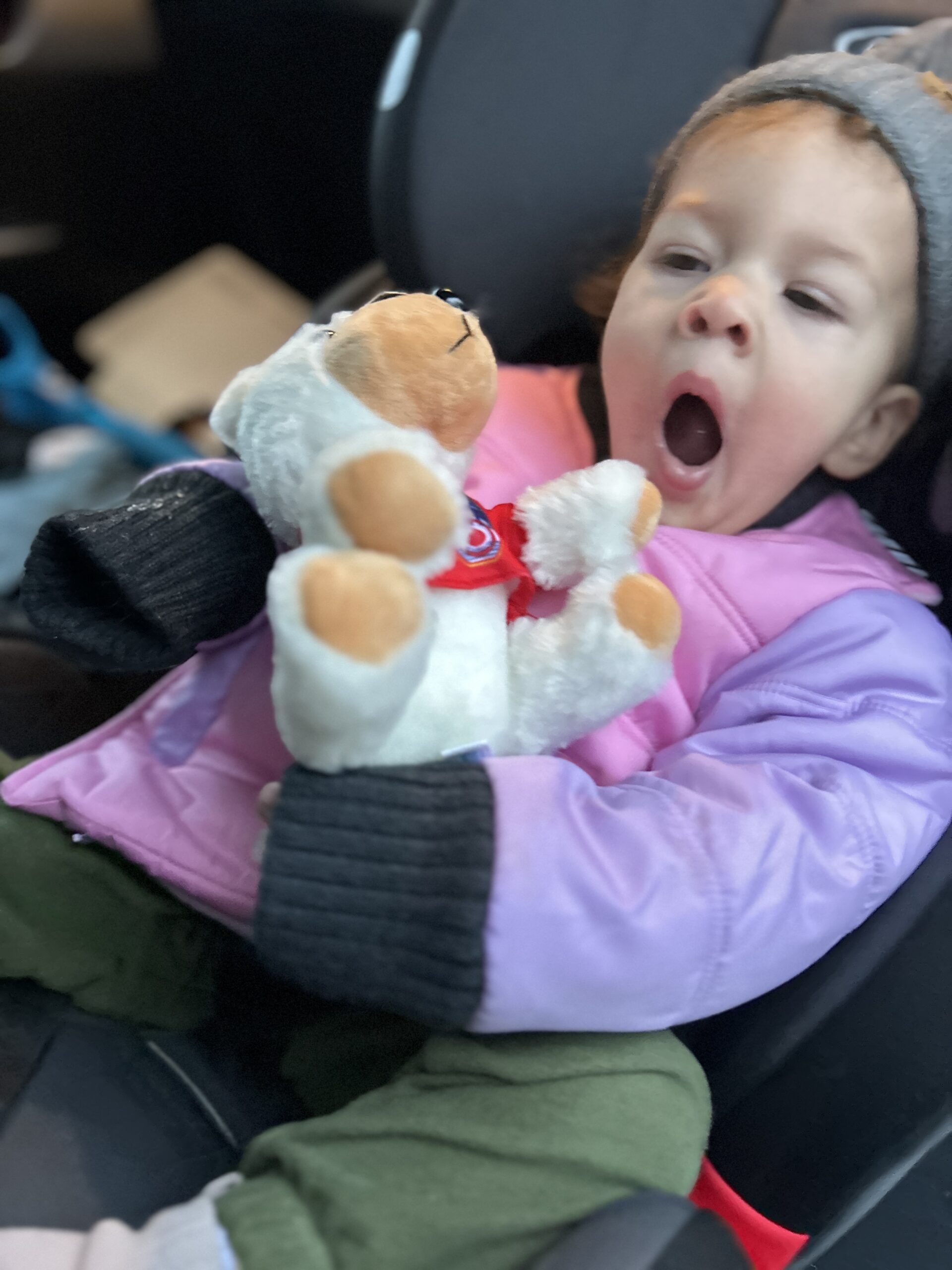 Driving to Grandma Bonnie’s in the morning